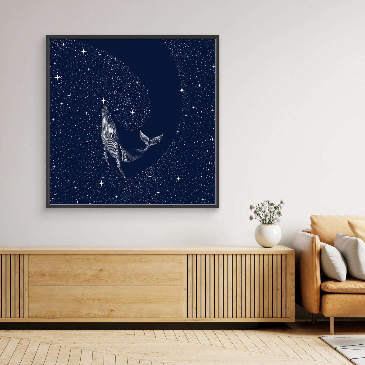 Canvas Print - Starry Whale by Alirıza çakir