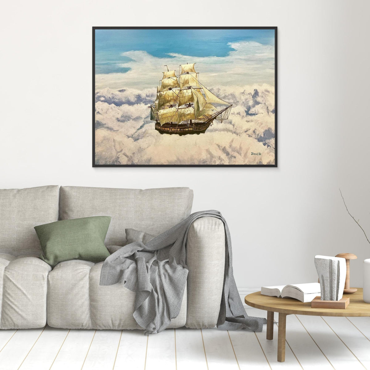 Canvas Print - Sky Sailing by Tom Blood