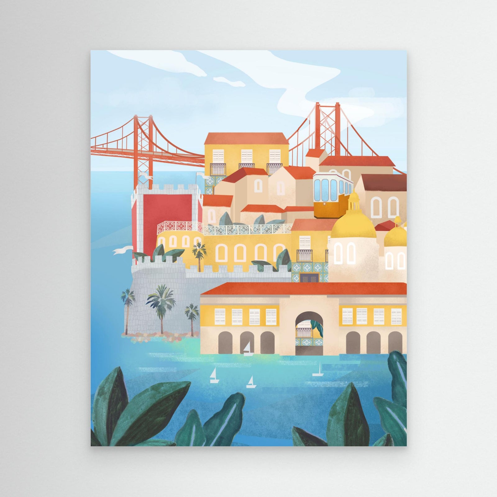 Canvas Print - Lisbon by Petra Lizde