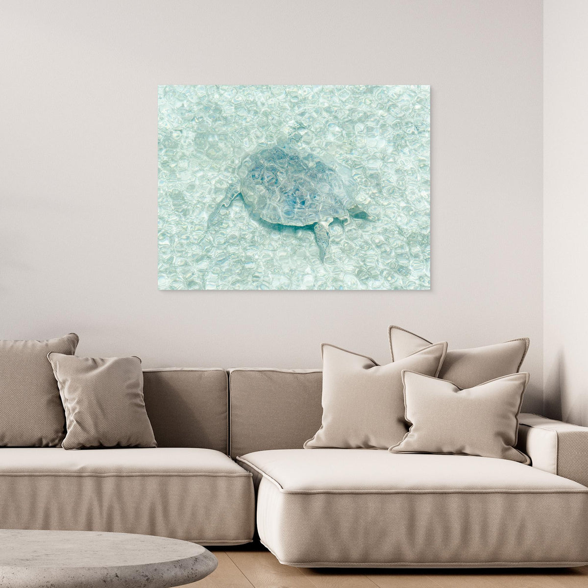 Canvas Print - Turtle Underwater by Photolovers