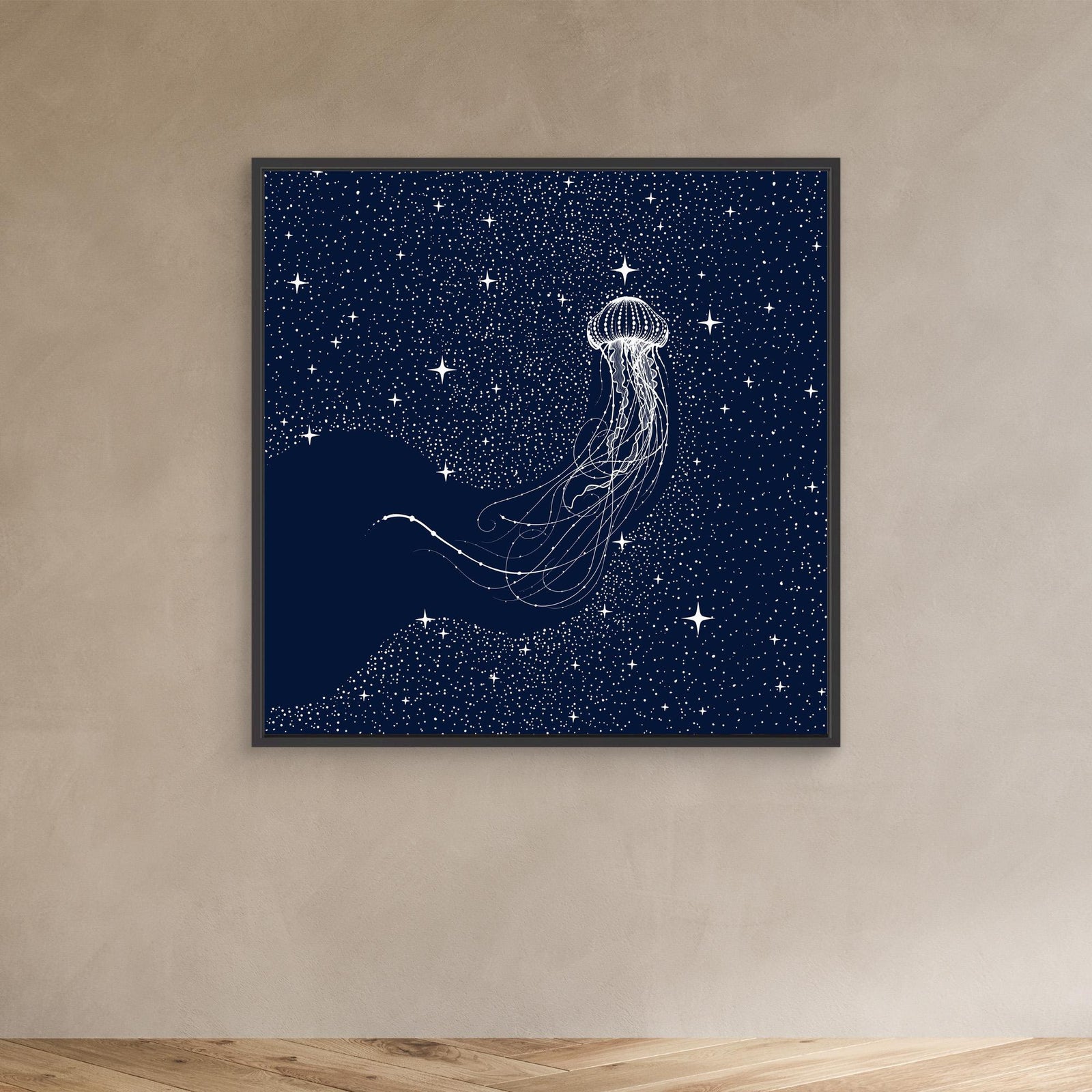 Canvas Print - Starry Jellyfish by Alirıza çakir