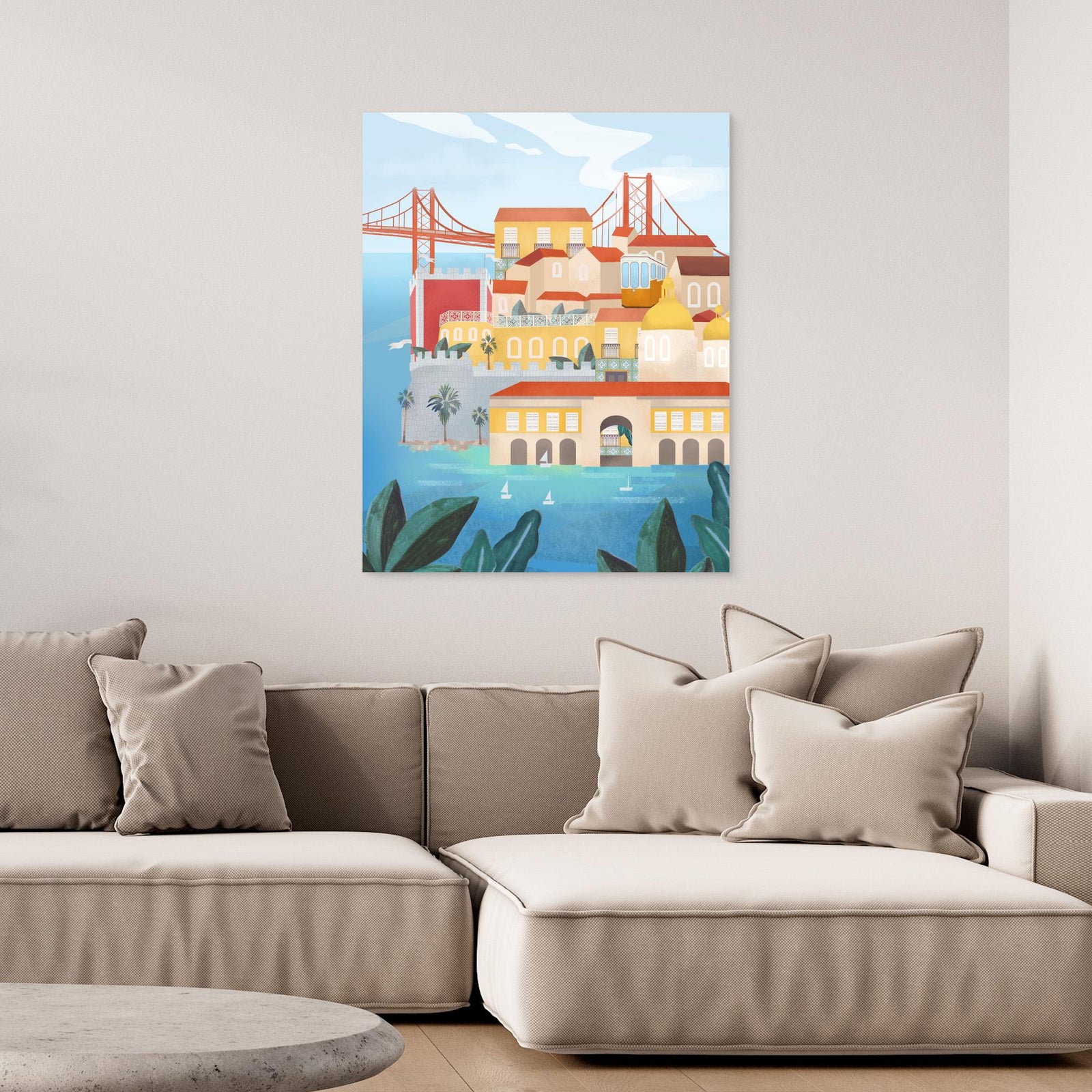 Canvas Print - Lisbon by Petra Lizde