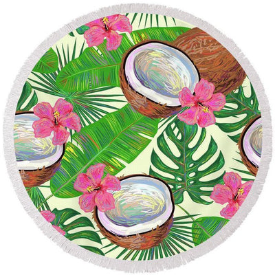 Kokos Round Beach Towel