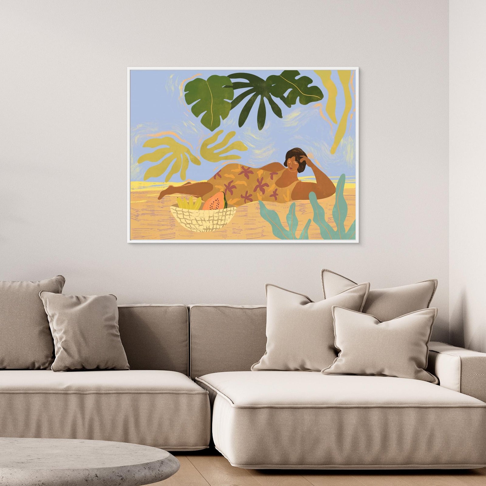 Canvas Print - Lazyday by Arty Guava