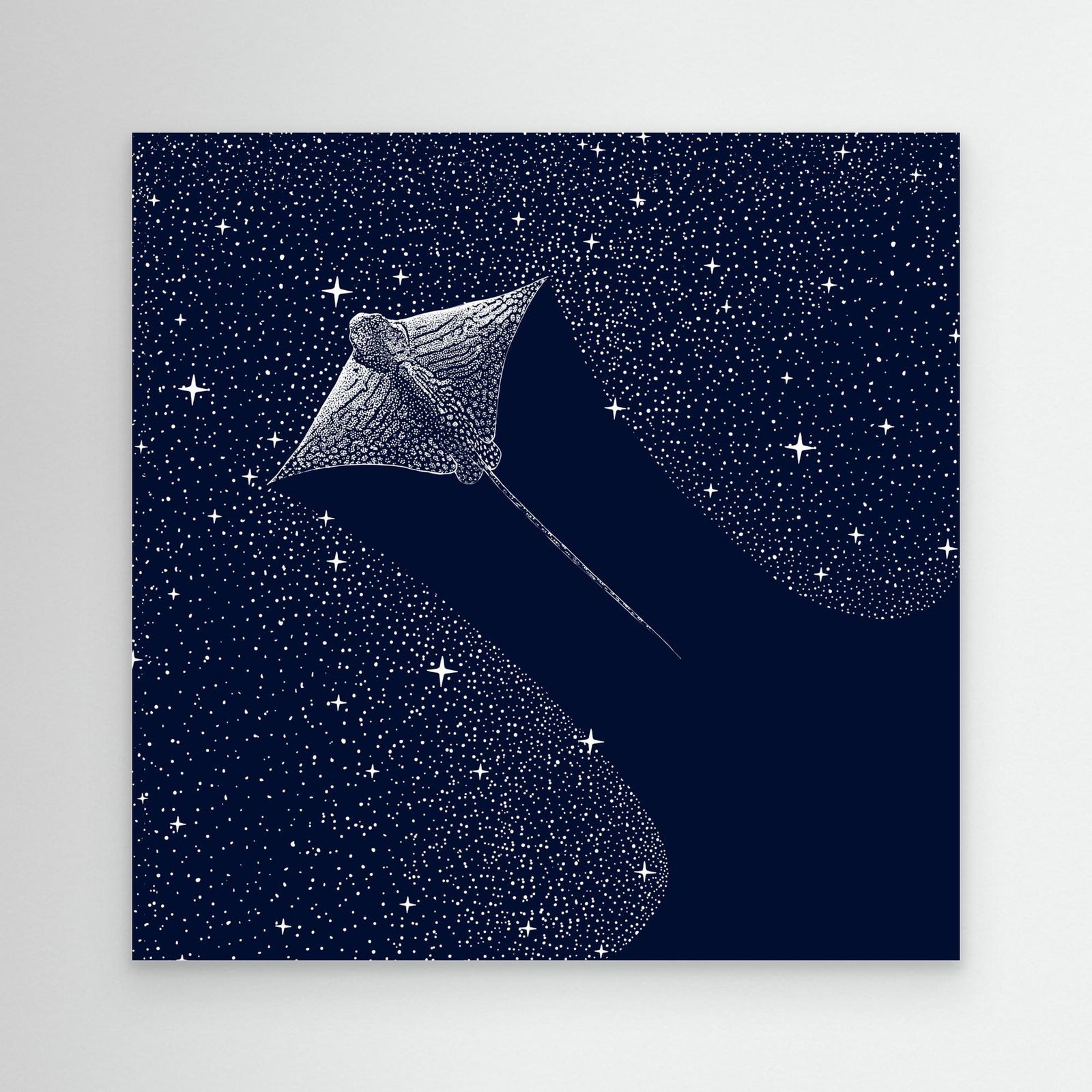 Canvas Print - Starry Ornate Eagle Ray by Alirıza çakir