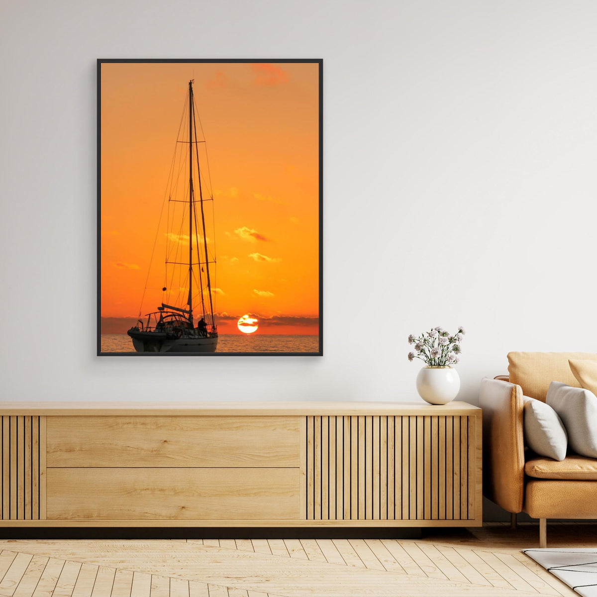 Canvas Print - The Last Sunset. by Adrian Tudose
