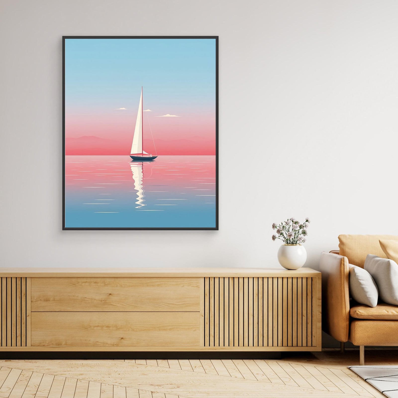 Canvas Print - Sailing In Peace by Emiliano Deificus