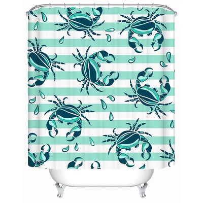 Lovely Little Crabs Shower Curtain