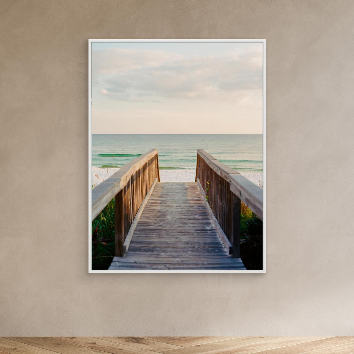 Canvas Print - Pastel Ocean Sunset VIII by Bethany Young