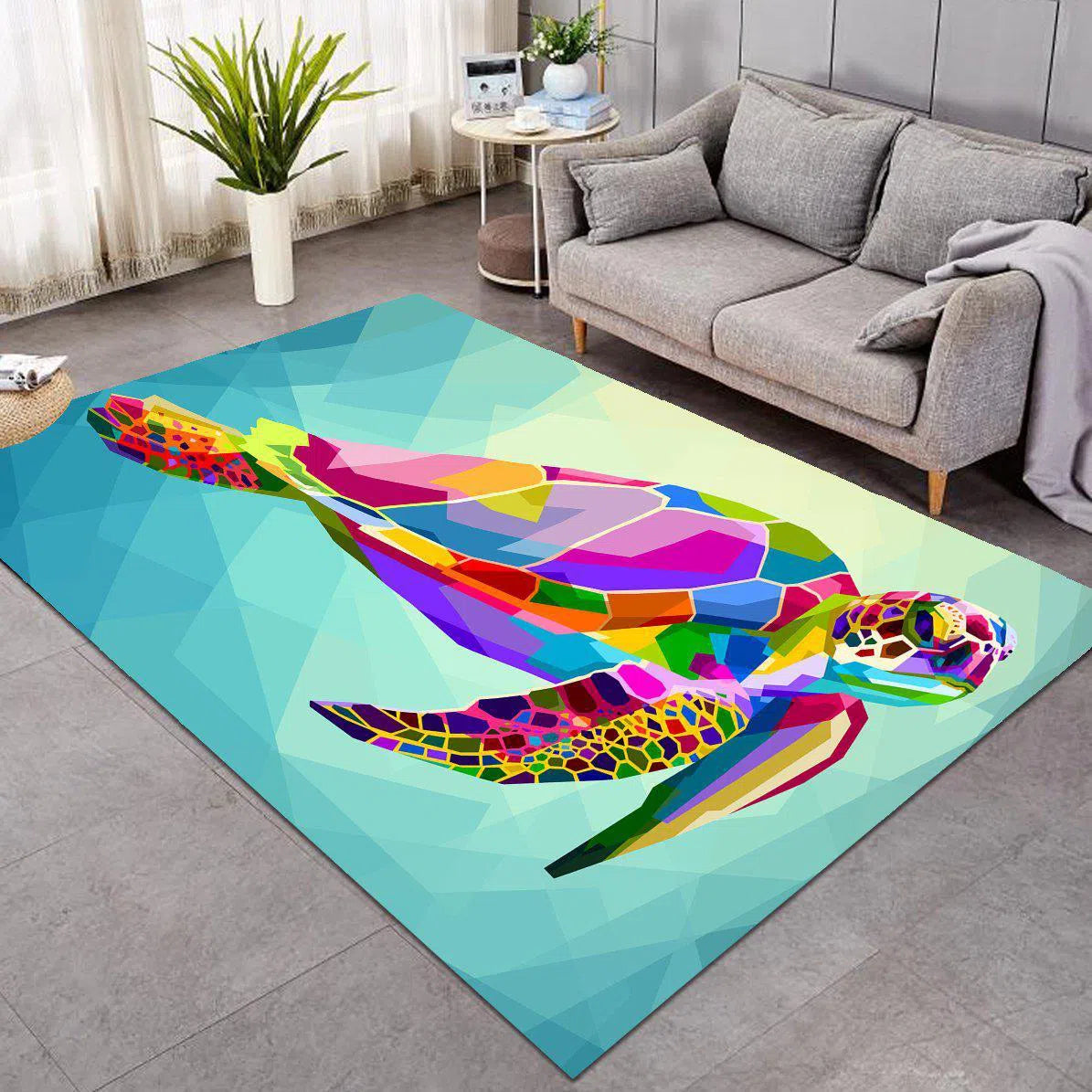 Maui Sea Turtle Area Rug