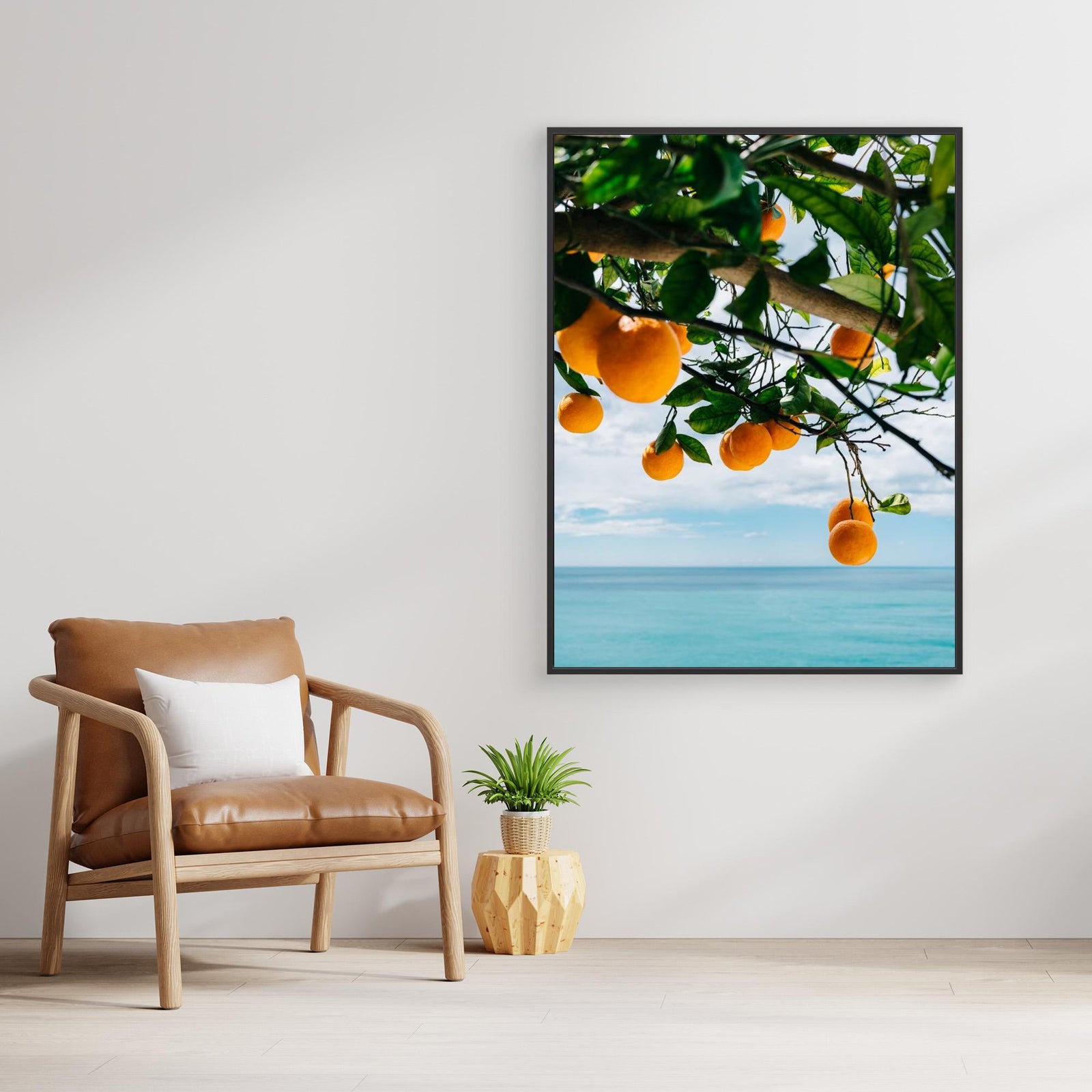 Canvas Print - Amalfi Coast Oranges IV by Bethany Young