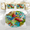 The Happy Mermaid Reversible Bedcover Set