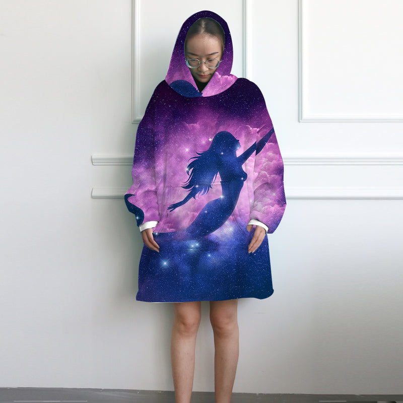 Mermaid Magic Wearable Blanket Hoodie