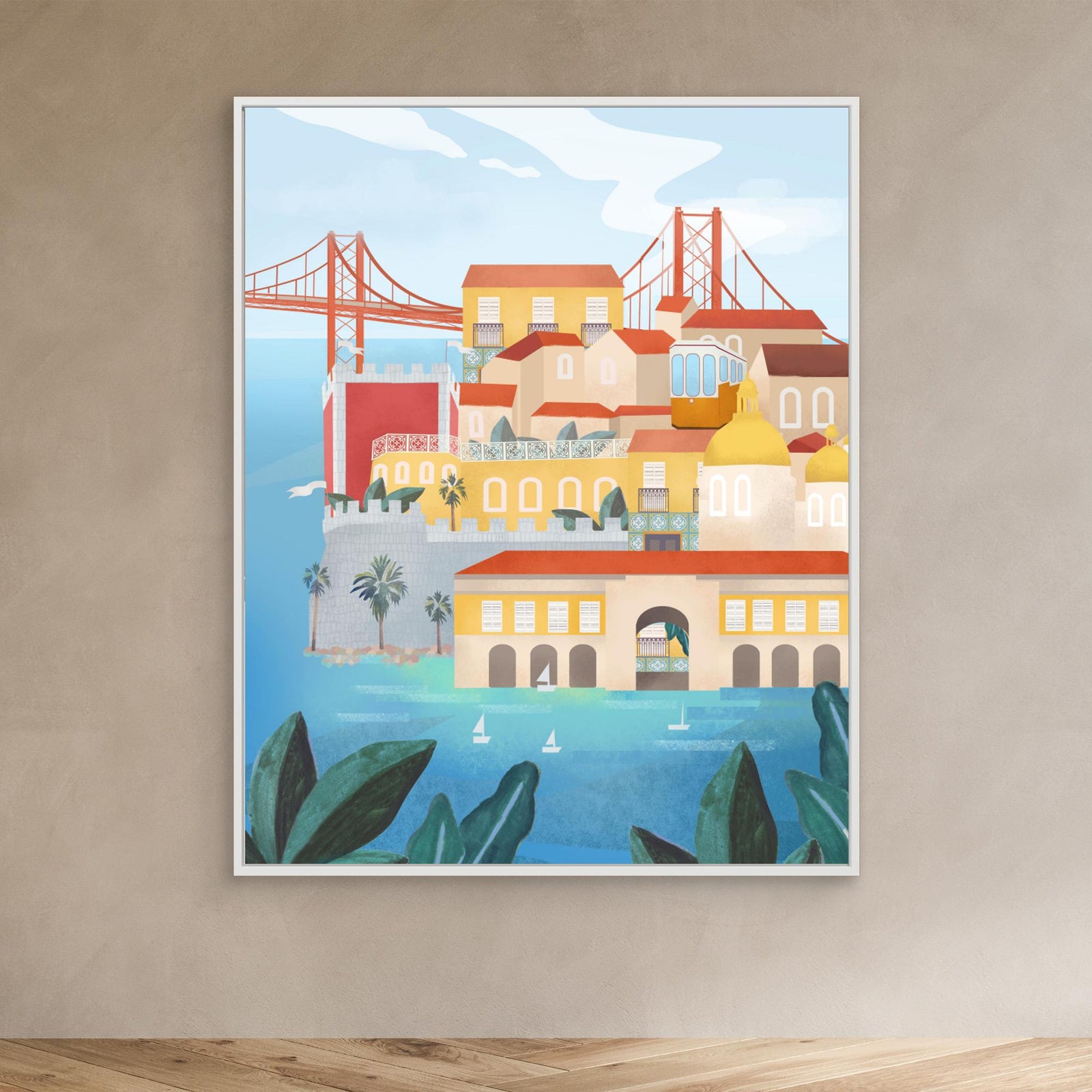 Canvas Print - Lisbon by Petra Lizde