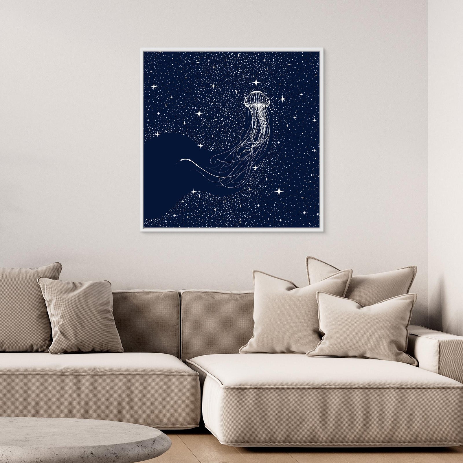 Canvas Print - Starry Jellyfish by Alirıza çakir