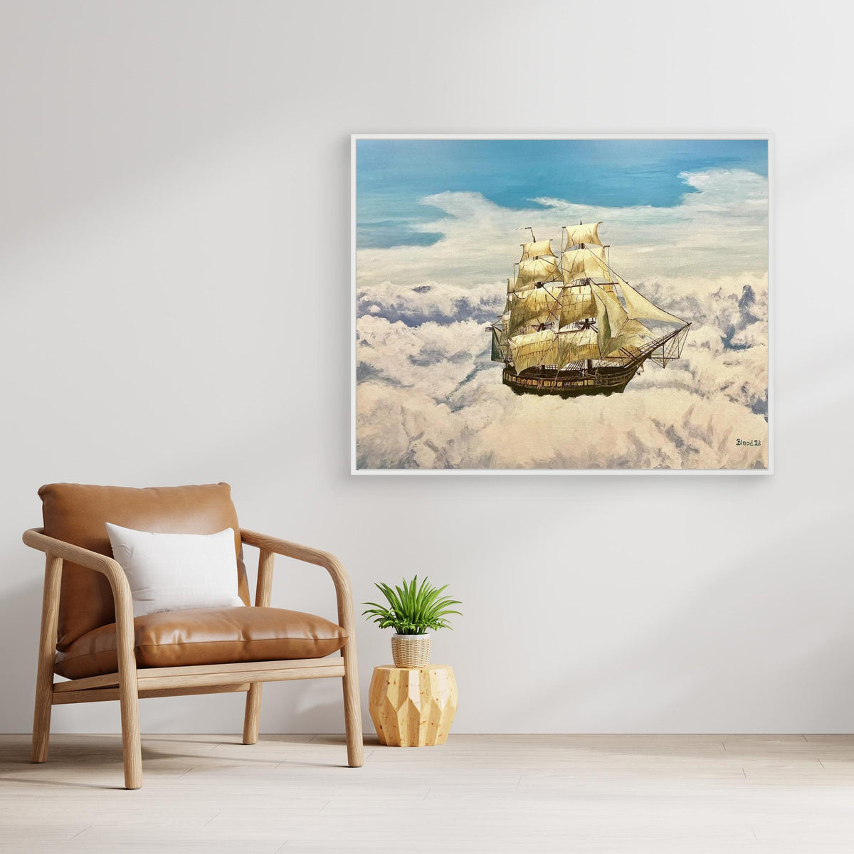 Canvas Print - Sky Sailing by Tom Blood