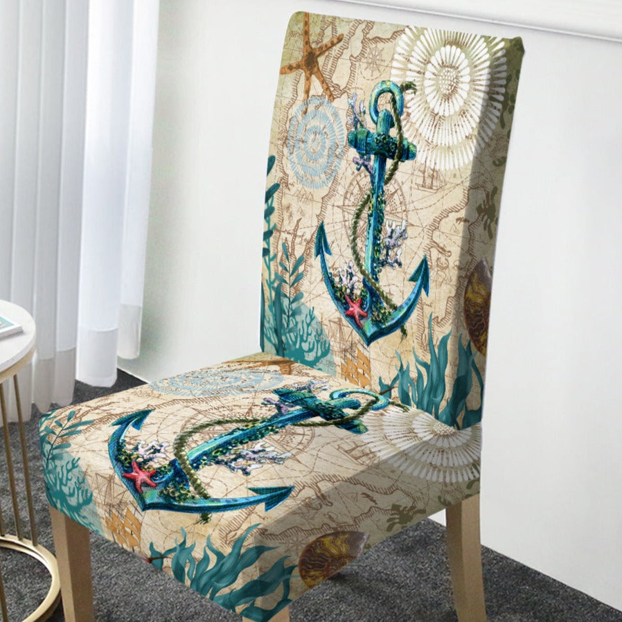 Anchor Love Chair Cover