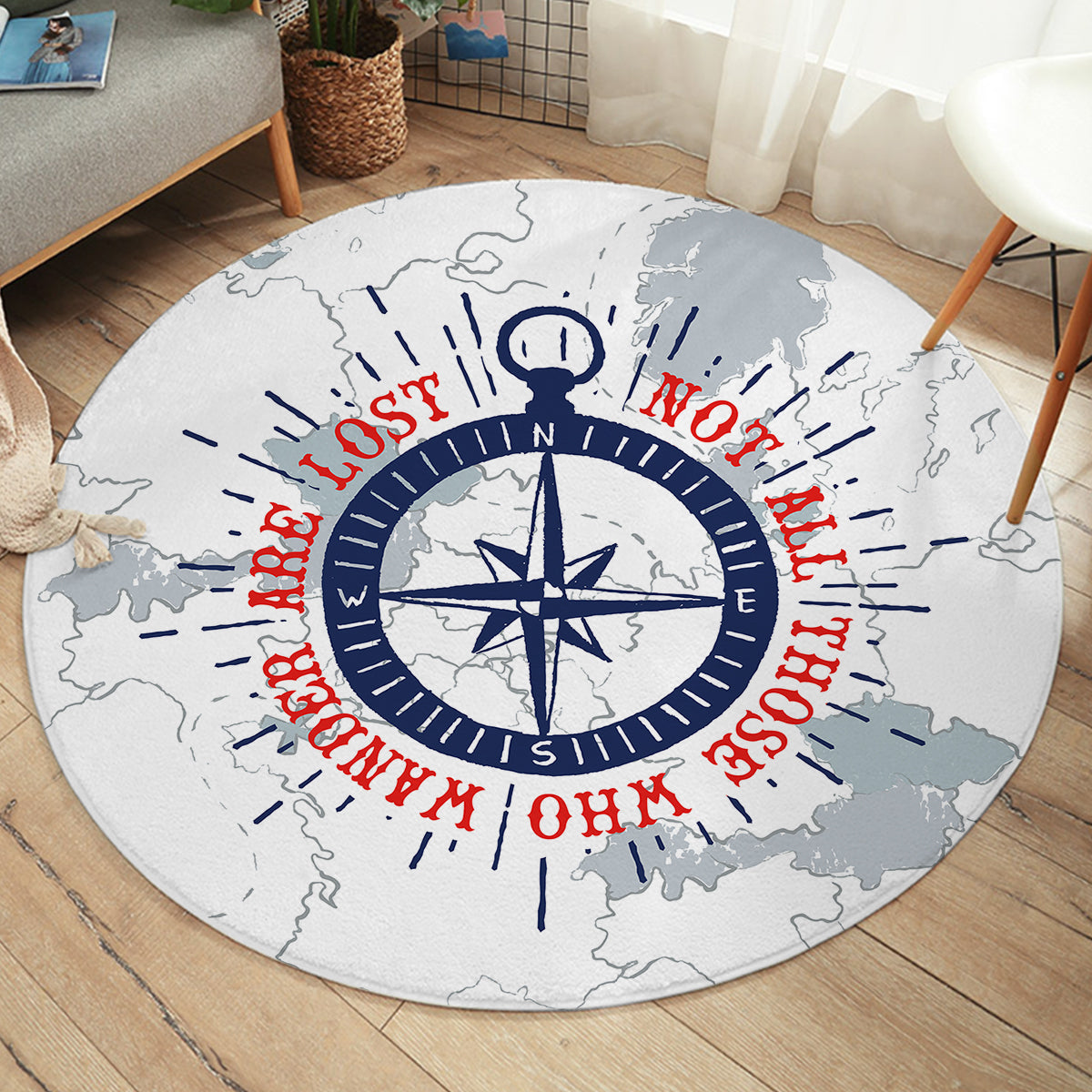 The Seafarer Round Area Rug