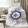 The Seafarer Flannel Fleece Blanket