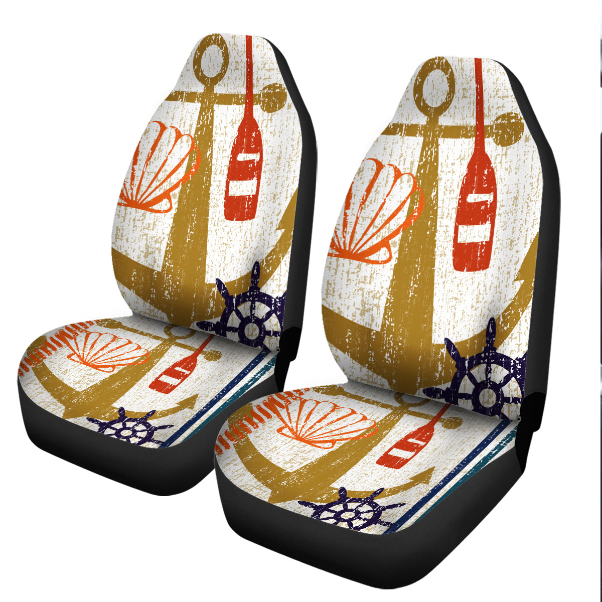 Beachy Anchor Car Seat Cover