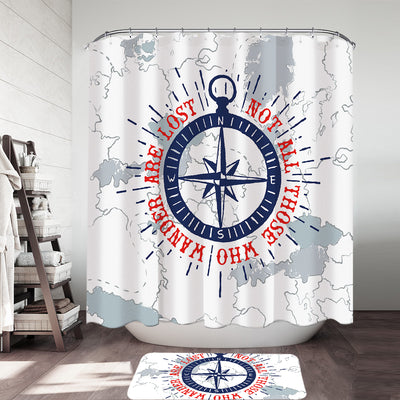 The Seafarer Shower Curtain