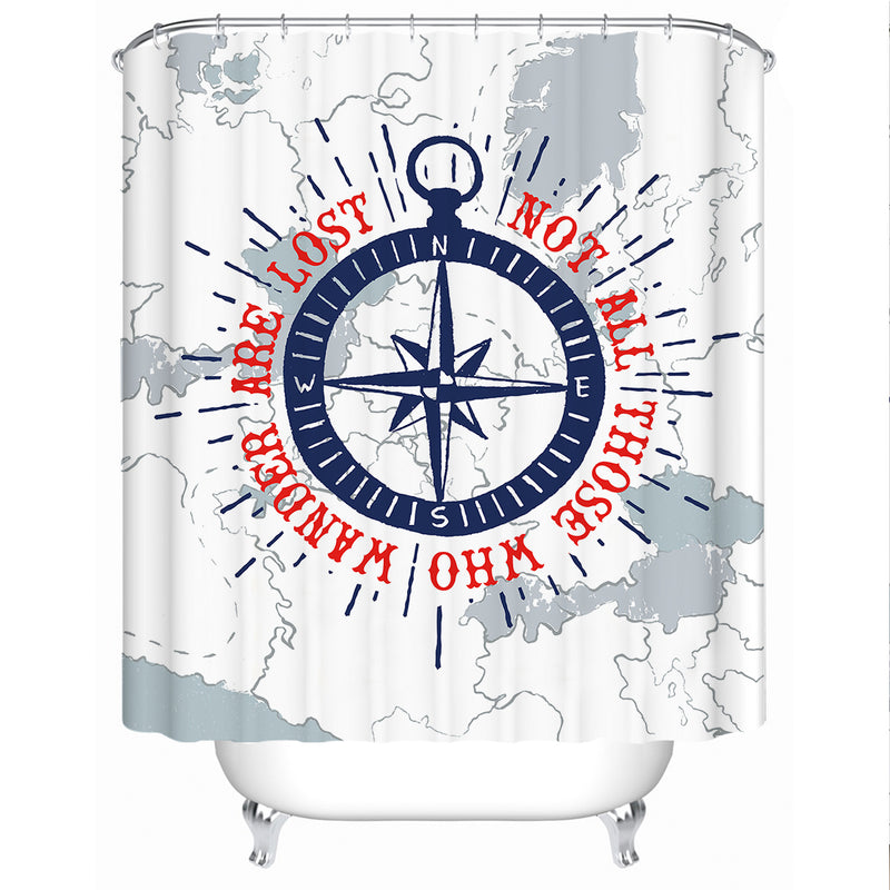 The Seafarer Shower Curtain