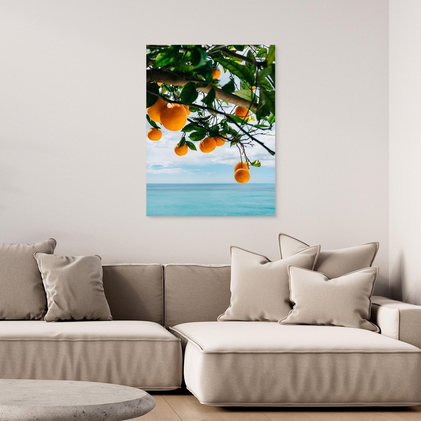 Canvas Print - Amalfi Coast Oranges IV by Bethany Young