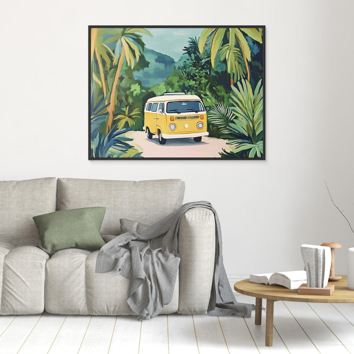 Canvas Print - Vintage Camper Van by Melloi Art Prints