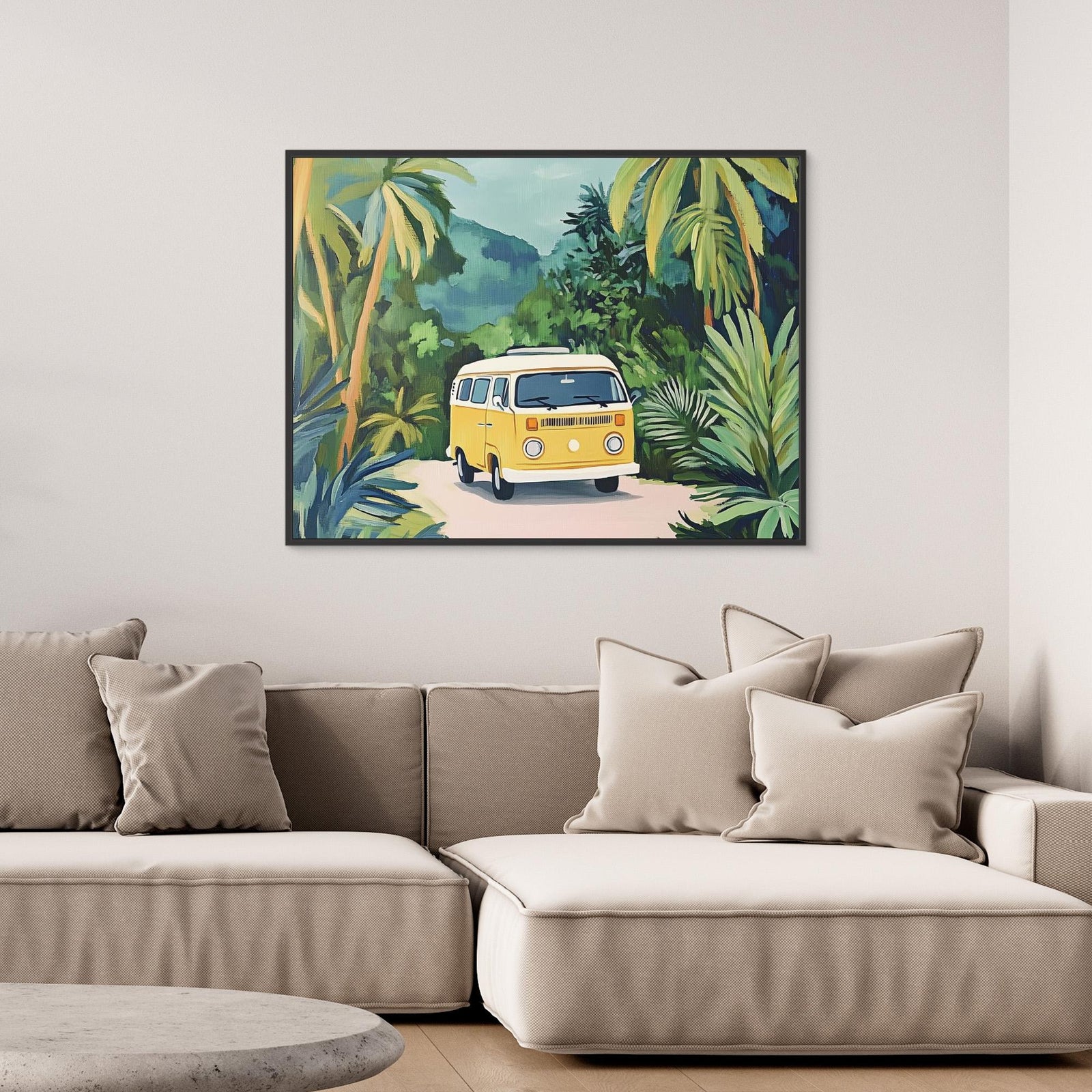 Canvas Print - Vintage Camper Van by Melloi Art Prints
