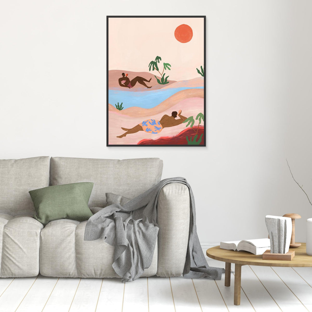Canvas Print - Beach Please by Arty Guava