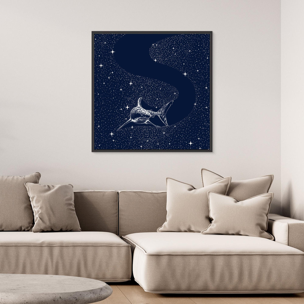 Canvas Print - Starry Shark by Alirıza çakir
