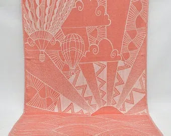 Orange Sunrise 100% Cotton Towel