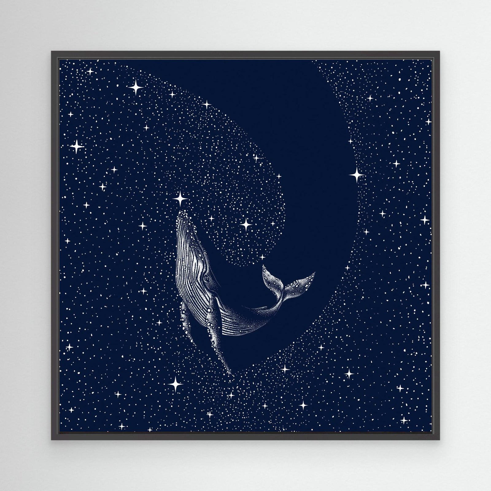 Canvas Print - Starry Whale by Alirıza çakir