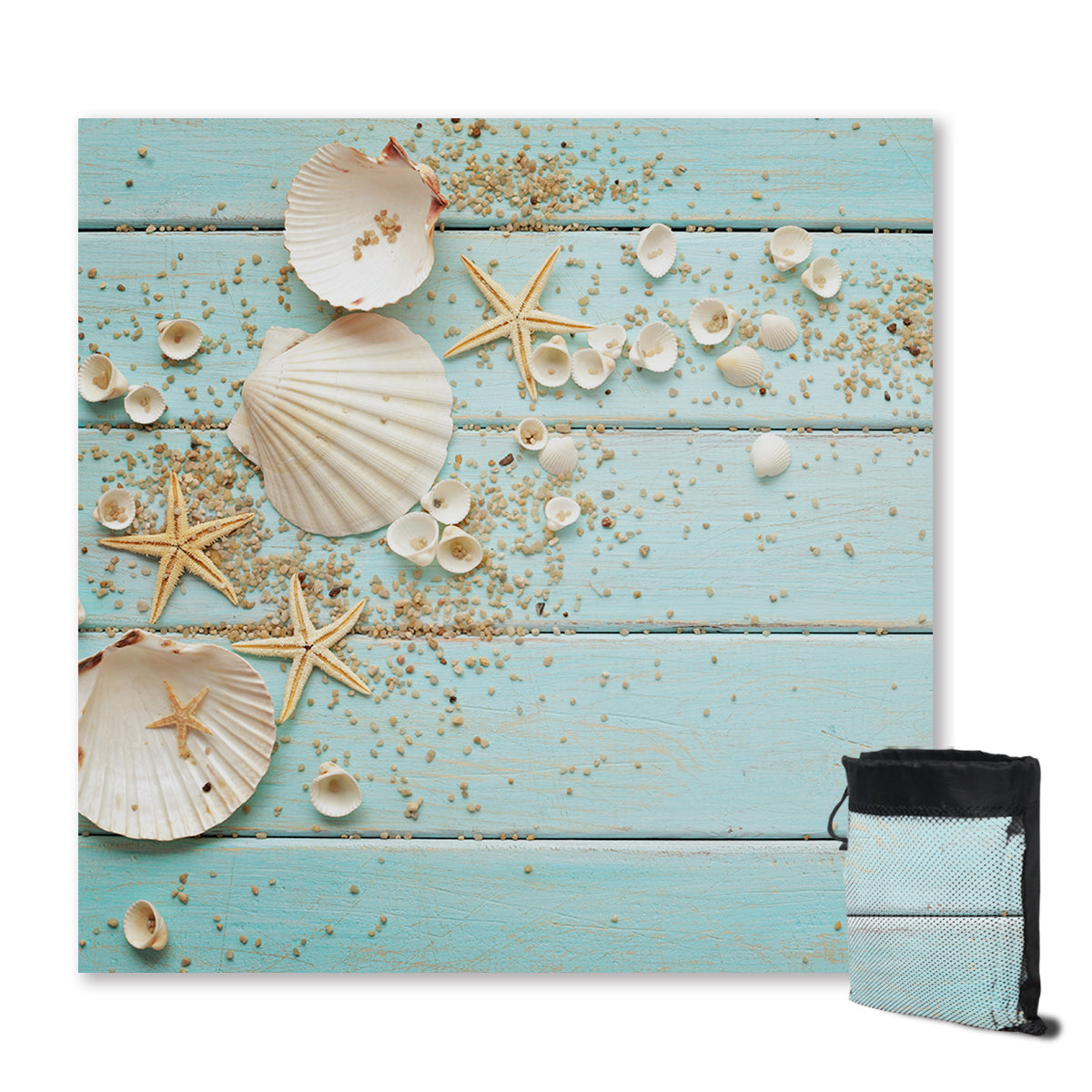 Yilawura (Night) Sand Free rPET Beach Towel (160x160cm)