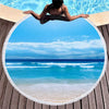 Peace of the Beach Round Beach Towel