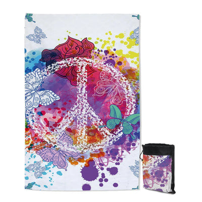 Peace on the Beach Sand Free Towel