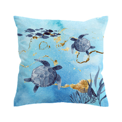 Golden Sea Turtle Bay Duvet Cover Set