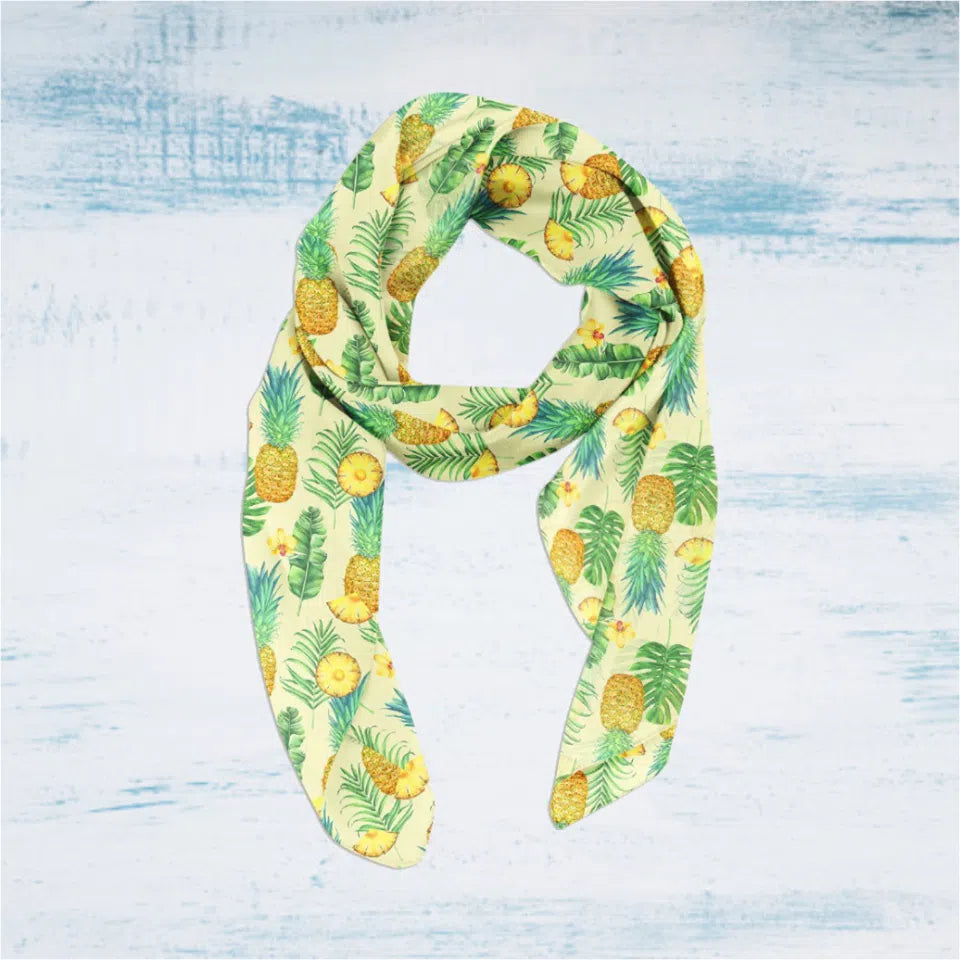 Pineapple Soft Silky Scarf