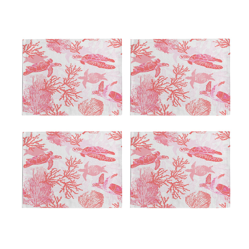 Red Coral Wonders Table Placemat