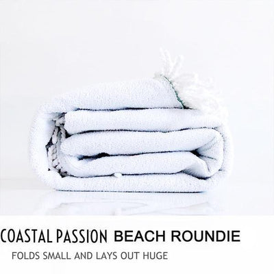 Turtle Round Beach Towel