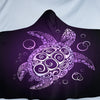 The Purple Turtle Twist Hooded Blanket