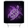 The Purple Turtle Twist Shower Curtain