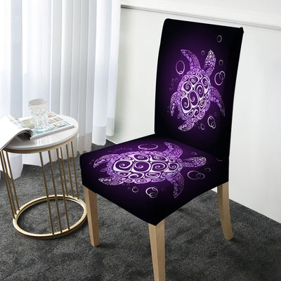 The Purple Turtle Twist Chair Cover