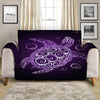 The Purple Turtle Twist Sofa Cover