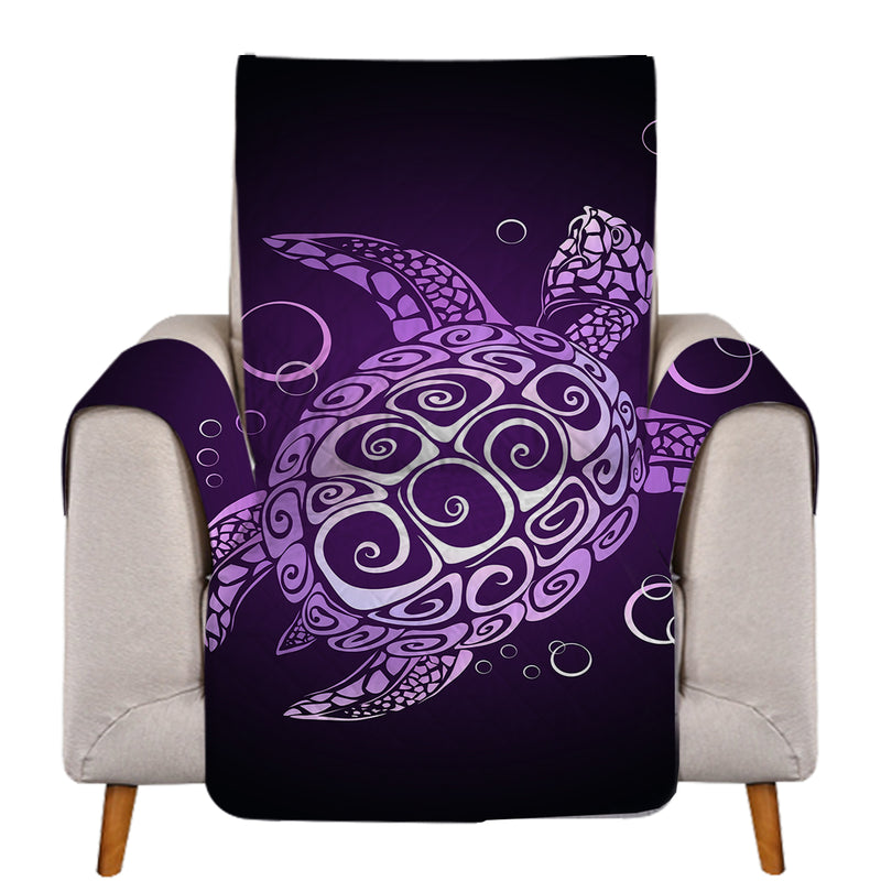 The Purple Turtle Twist Sofa Cover