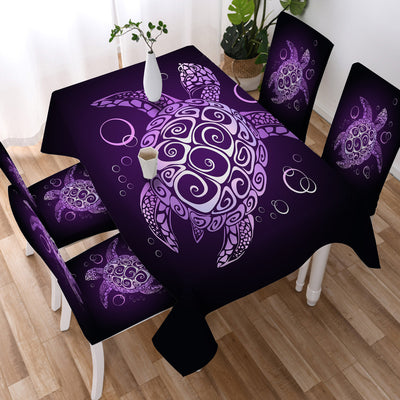 The Purple Turtle Twist Chair Cover