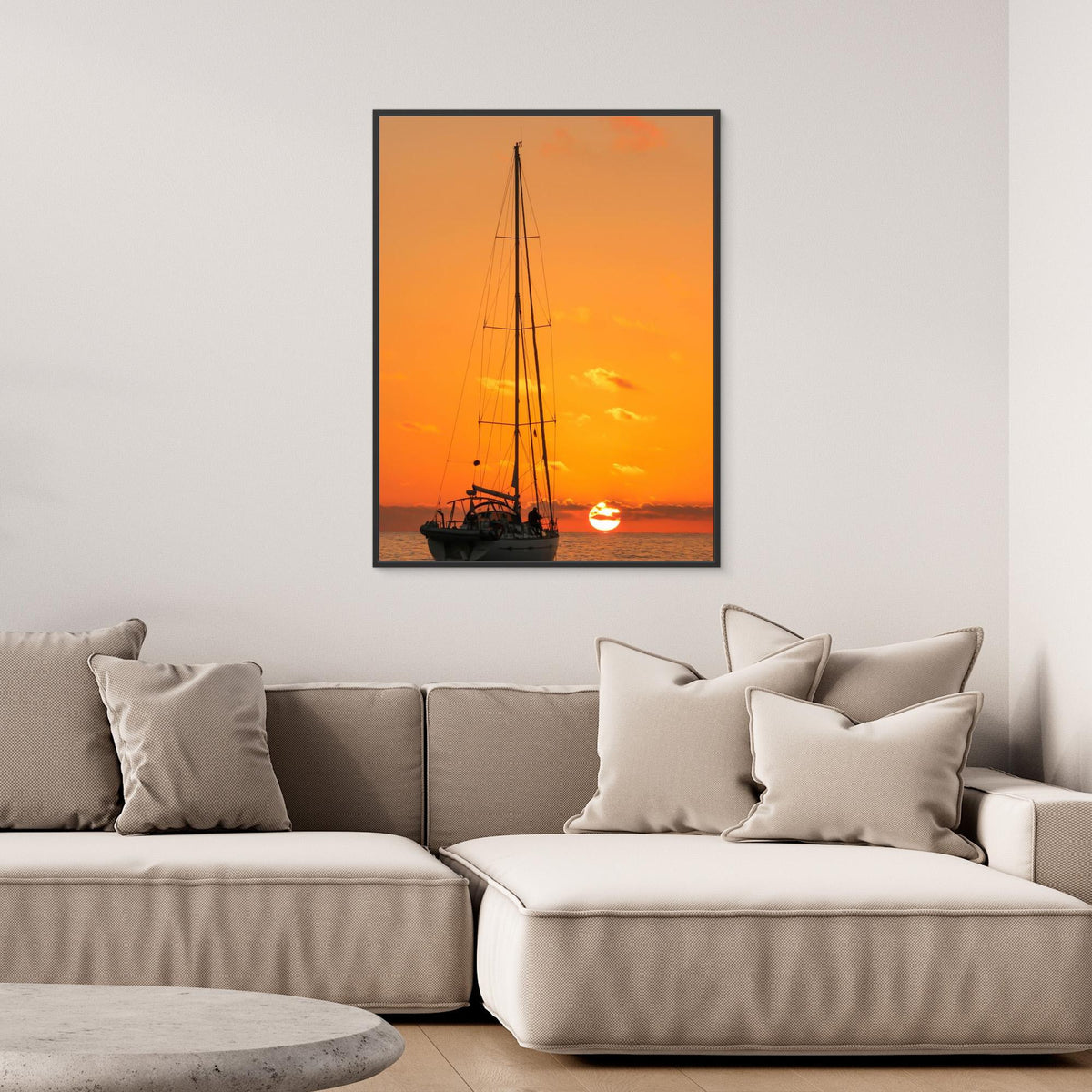 Canvas Print - The Last Sunset. by Adrian Tudose
