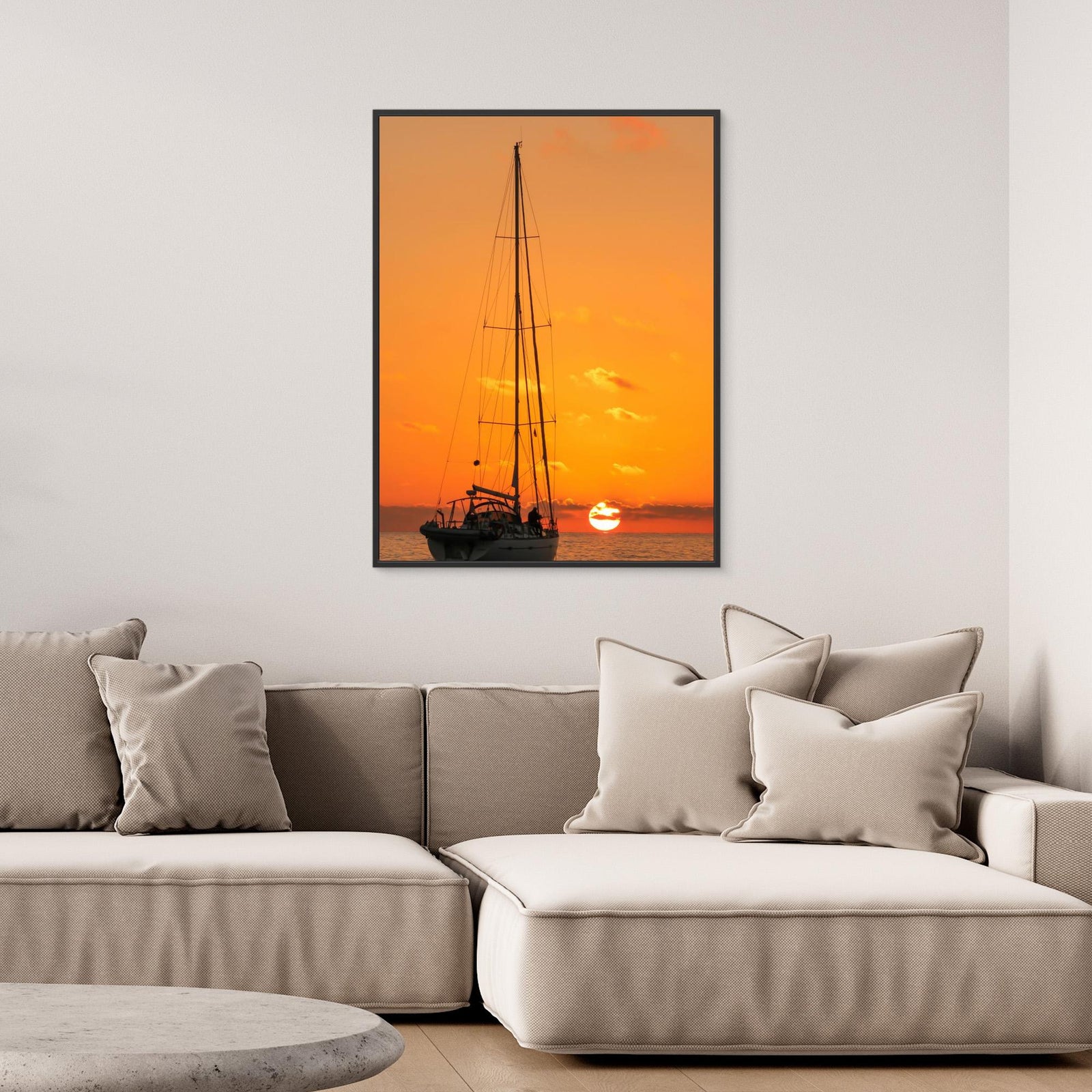Canvas Print - The Last Sunset. by Adrian Tudose