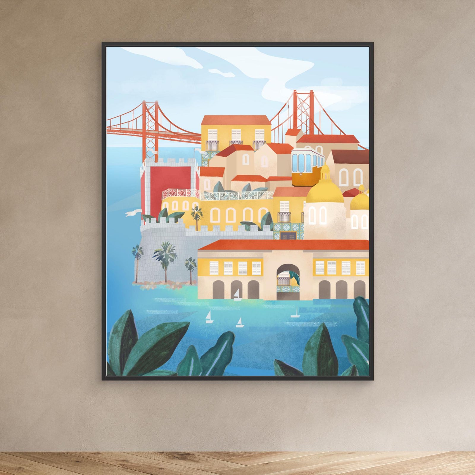 Canvas Print - Lisbon by Petra Lizde