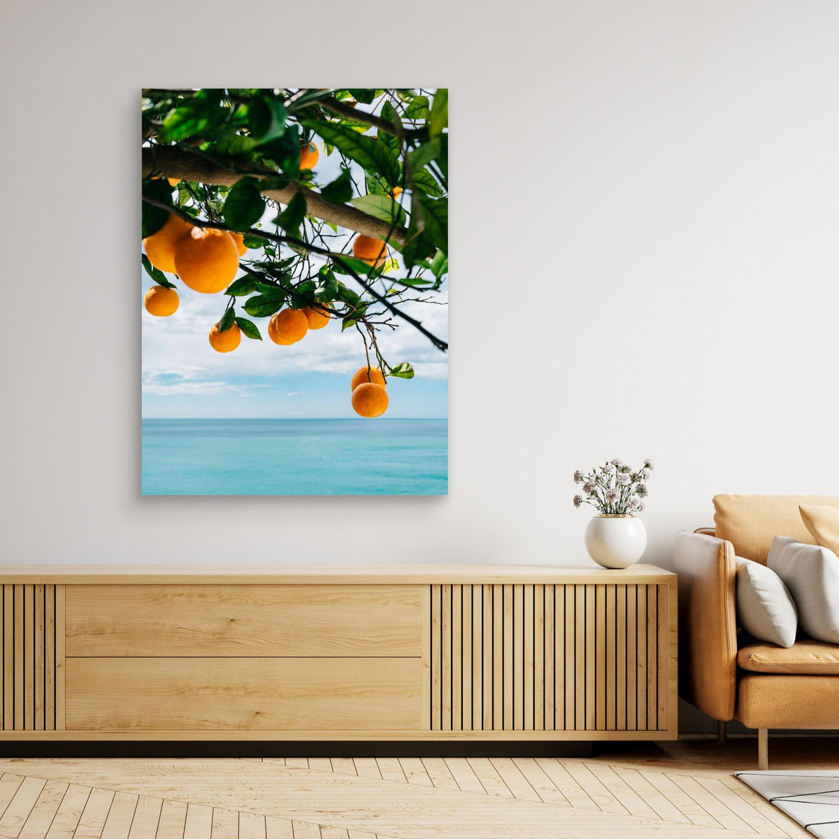 Canvas Print - Amalfi Coast Oranges IV by Bethany Young